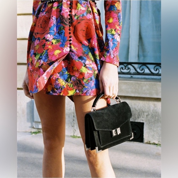 The Kooples Summer Night Floral-Print Silk Mini Dress - Picture 2 of 16